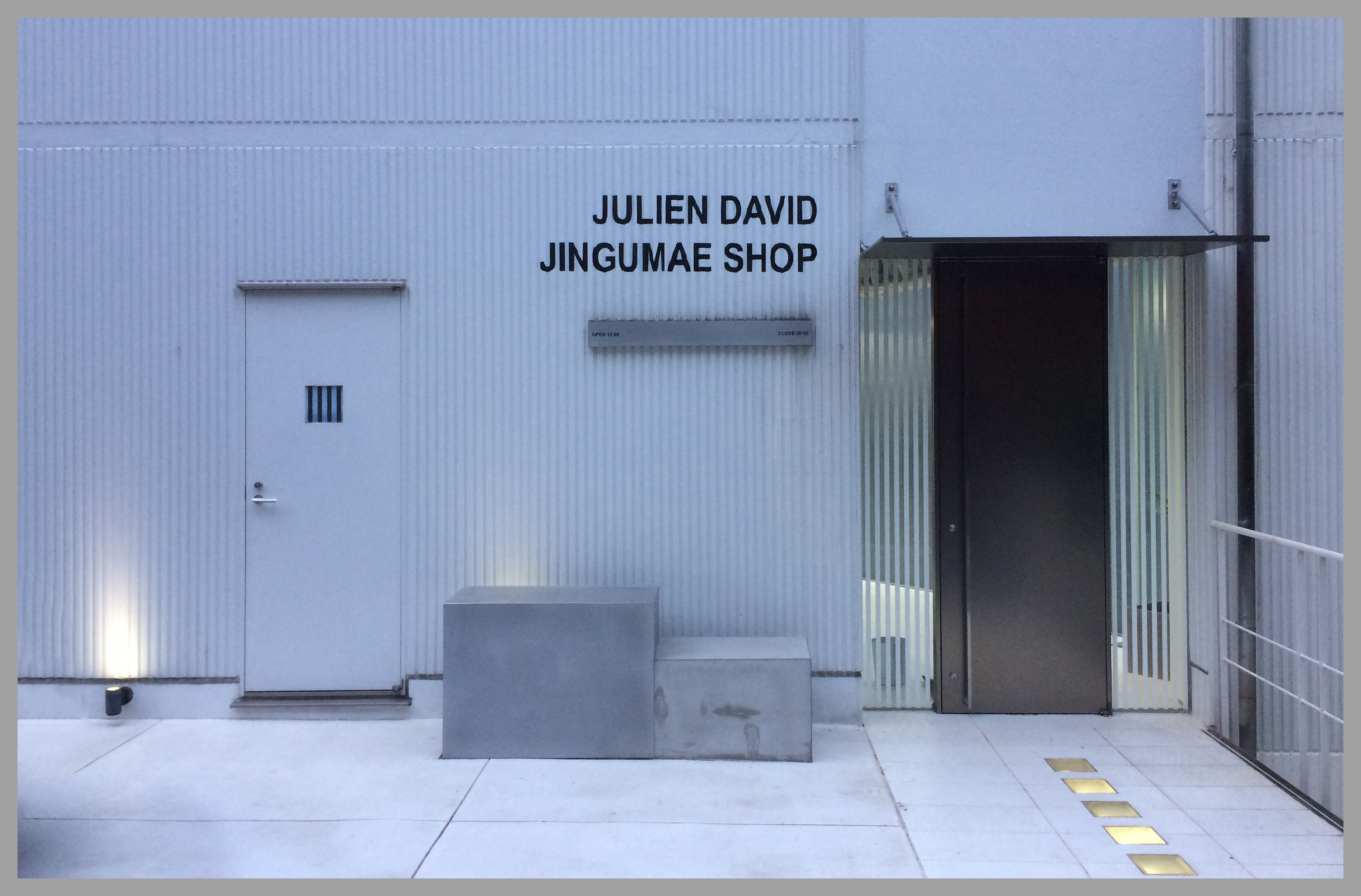 閉店 Julien David ジュリアン デイヴィッド 神宮前ショップ Fashion Map Tokyo